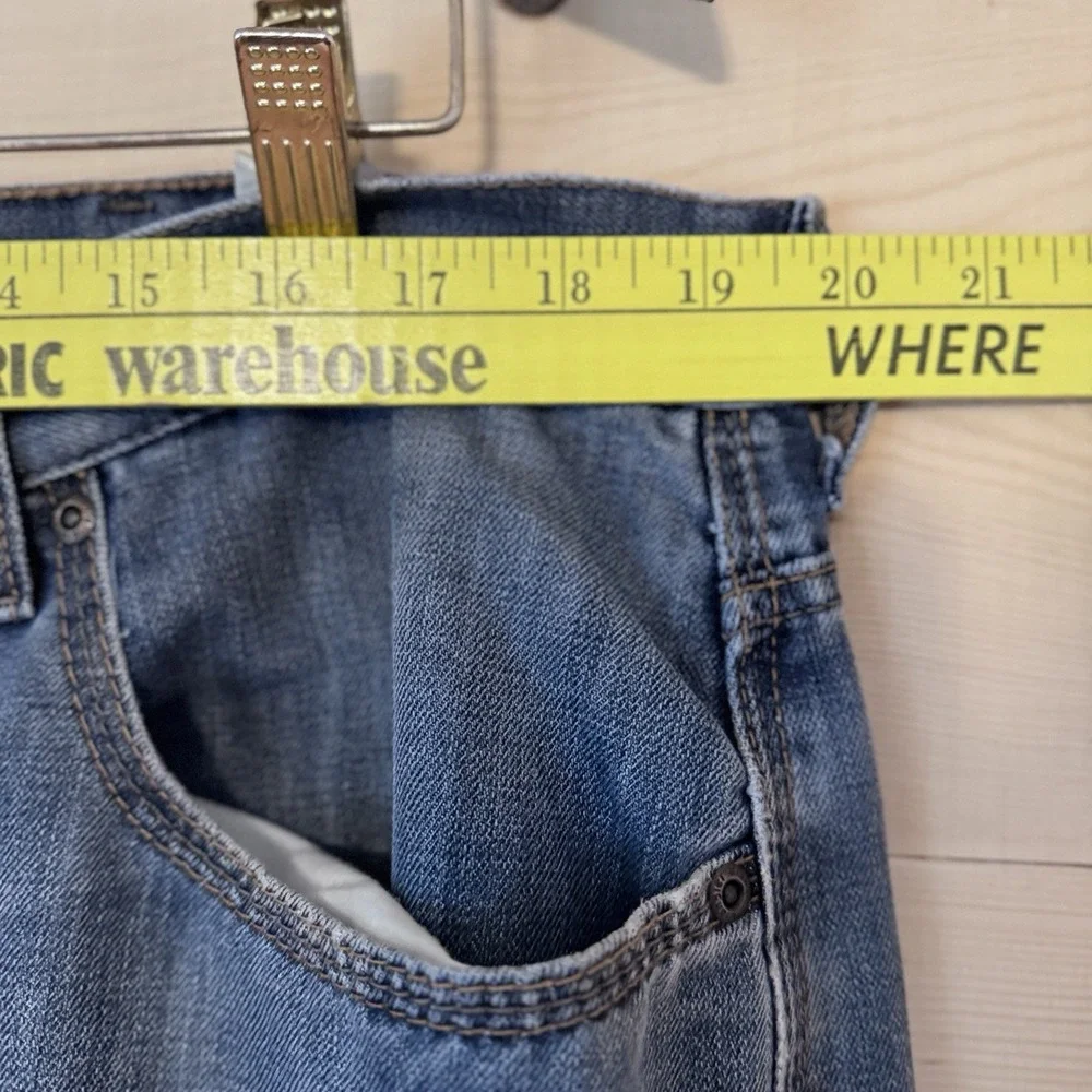 Wrangler Jeans Co‎ Men's 38x32 Slim Straight Blue Denim Jeans